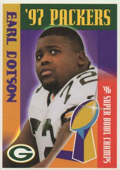 1997 Green Bay Packers Police - New Richmond Police Department, WIXK Radio #12 Earl Dotson Front