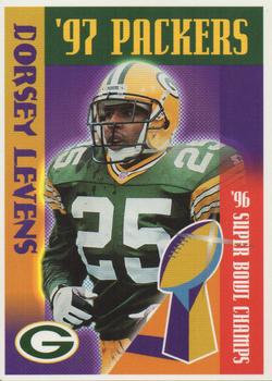 1997 Green Bay Packers Police - New Richmond Police Department, WIXK Radio #18 Dorsey Levens Front
