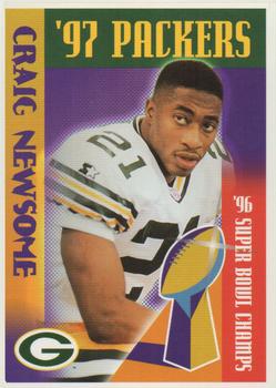 1997 Green Bay Packers Police - New Richmond Police Department, WIXK Radio #19 Craig Newsome Front
