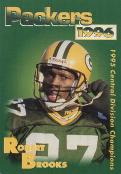 1996 Green Bay Packers Police - Guardian Insurance, Scot J. Madson Agency #2 Robert Brooks Front