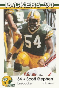 1990 Green Bay Packers Police - Valley Bank & Copps Food Center #8 Scott Stephen Front