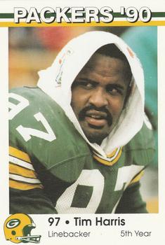 1990 Green Bay Packers Police - Valley Bank & Copps Food Center #13 Tim Harris Front