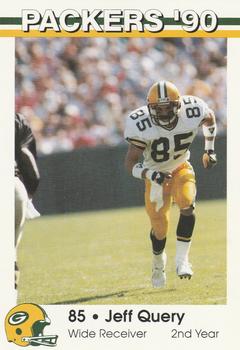 1990 Green Bay Packers Police - Valley Bank & Copps Food Center #15 Jeff Query Front