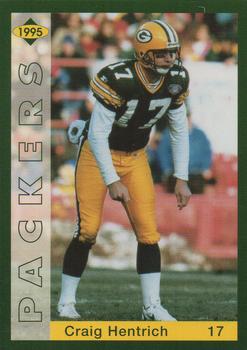 1995 Green Bay Packers Police - Guardian Insurance, Scott J. Madson Agency #6 Craig Hentrich Front