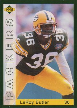 1995 Green Bay Packers Police - Guardian Insurance, Scott J. Madson Agency #10 LeRoy Butler Front