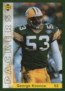 1995 Green Bay Packers Police - Guardian Insurance, Scott J. Madson Agency #11 George Koonce Front