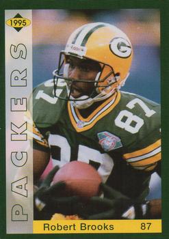 1995 Green Bay Packers Police - Guardian Insurance, Scott J. Madson Agency #15 Robert Brooks Front