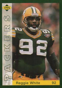 1995 Green Bay Packers Police - Guardian Insurance, Scott J. Madson Agency #17 Reggie White Front