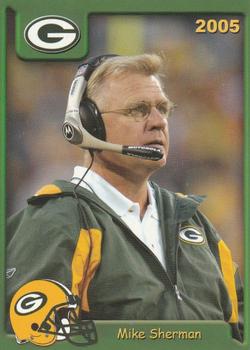 2005 Green Bay Packers Police - Larry Fritsch Cards,Stevens Point and the Town of Hull (Portage County) Fire Dept. #01 Mike Sherman Front