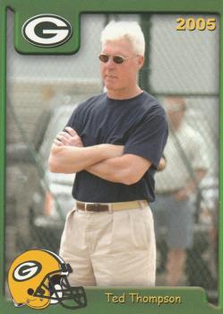 2005 Green Bay Packers Police - Larry Fritsch Cards,Stevens Point and the Town of Hull (Portage County) Fire Dept. #02 Ted Thompson Front