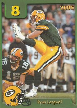 2005 Green Bay Packers Police - Larry Fritsch Cards,Stevens Point and the Town of Hull (Portage County) Fire Dept. #04 Ryan Longwell Front