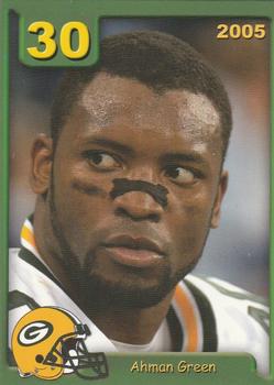 2005 Green Bay Packers Police - Larry Fritsch Cards,Stevens Point and the Town of Hull (Portage County) Fire Dept. #05 Ahman Green Front
