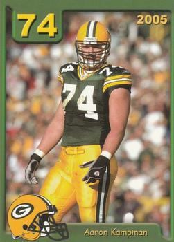 2005 Green Bay Packers Police - Larry Fritsch Cards,Stevens Point and the Town of Hull (Portage County) Fire Dept. #12 Aaron Kampman Front