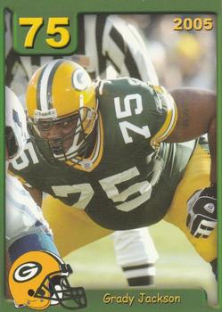 2005 Green Bay Packers Police - Larry Fritsch Cards,Stevens Point and the Town of Hull (Portage County) Fire Dept. #13 Grady Jackson Front