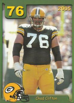 2005 Green Bay Packers Police - Larry Fritsch Cards,Stevens Point and the Town of Hull (Portage County) Fire Dept. #14 Chad Clifton Front