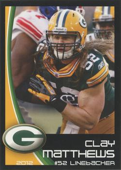 2012 Green Bay Packers Police - Amery Police Department, Kids Company #15 Clay Matthews Front