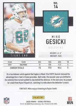 2020 Score #14 Mike Gesicki Back