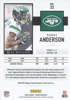 2020 Score #32 Robby Anderson Back