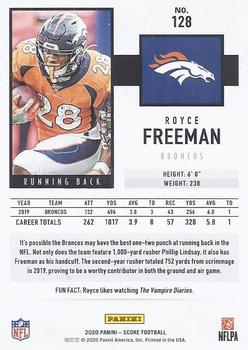 2020 Score #128 Royce Freeman Back