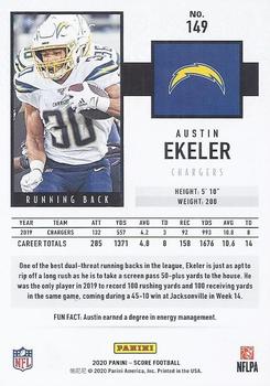 2020 Score #149 Austin Ekeler Back