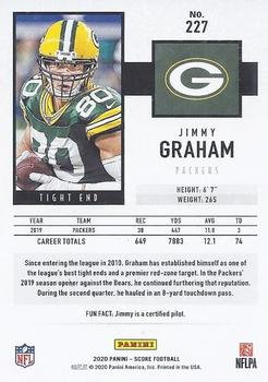 2020 Score #227 Jimmy Graham Back