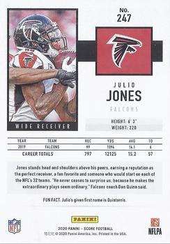 2020 Score #247 Julio Jones Back