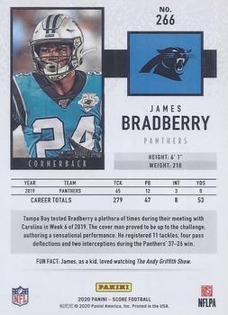 2020 Score #266 James Bradberry Back