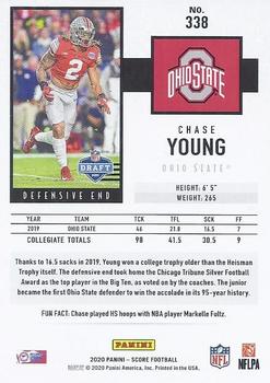 2020 Score #338 Chase Young Back