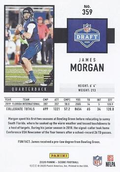 2020 Score #359 James Morgan Back