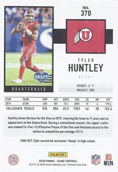 2020 Score #370 Tyler Huntley Back