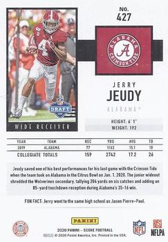 2020 Score #427 Jerry Jeudy Back