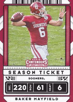 2020 Panini Contenders Draft Picks #8 Baker Mayfield Front