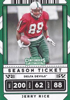 2020 Panini Contenders Draft Picks #49 Jerry Rice Front