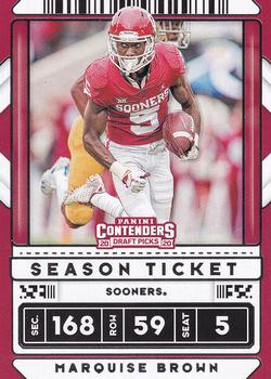 2020 Panini Contenders Draft Picks #66 Marquise Brown Front