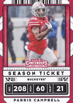 2020 Panini Contenders Draft Picks #79 Parris Campbell Front