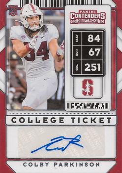 2020 Panini Contenders Draft Picks #144 Colby Parkinson Front