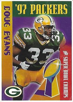 1997 Green Bay Packers Police - Charter Hospital, West Allis Police Association, West Allis Police Department #14 Doug Evans Front