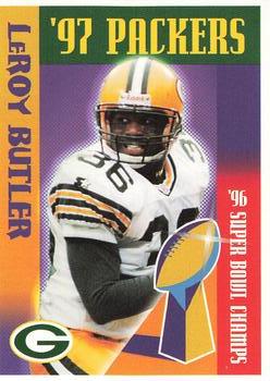 1997 Green Bay Packers Police - Waterford Police Dept.,Woodland, Pier 1, Rivermoor Country Club #6 LeRoy Butler Front