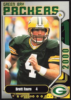 2000 Green Bay Packers Police - Portage County Sheriff's Department, Stevens Point PD & Plover PD #6 Brett Favre Front