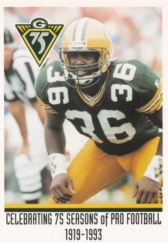 1993 Green Bay Packers Police - Firstar Bank Fond du Lac, Fond du Lac Police Dept. #10 LeRoy Butler Front