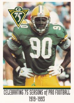 1993 Green Bay Packers Police - Firstar Bank Fond du Lac, Fond du Lac Police Dept. #19 Tony Bennett Front