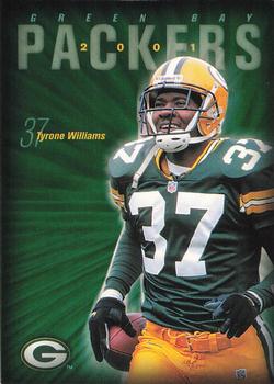 2001 Green Bay Packers Police - Plover Police Department & Stevens Point Police Department #16 Tyrone Williams Front
