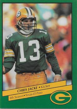 1992 Green Bay Packers Police - Bank of Sturgeon Bay #3 Chris Jacke Front