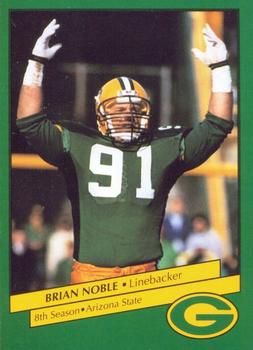 1992 Green Bay Packers Police - Bank of Sturgeon Bay #11 Brian Noble Front