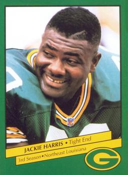 1992 Green Bay Packers Police - Bank of Sturgeon Bay #18 Jackie Harris Front