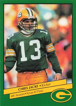 1992 Green Bay Packers Police - Waukesha Police Dept. Crime Prevention Unit #3 Chris Jacke Front