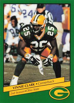 1992 Green Bay Packers Police - Waukesha Police Dept. Crime Prevention Unit #7 Vinnie Clark Front