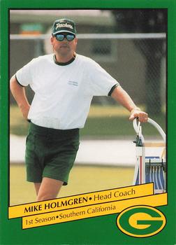 1992 Green Bay Packers Police - Waukesha Police Dept. Crime Prevention Unit #8 Mike Holmgren Front