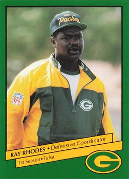 1992 Green Bay Packers Police - Waukesha Police Dept. Crime Prevention Unit #9 Ray Rhodes Front