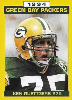 1994 Green Bay Packers Police - Heart of the Valley Optimist Club, Little Chute Police Dept. #3 Ken Ruettgers Front